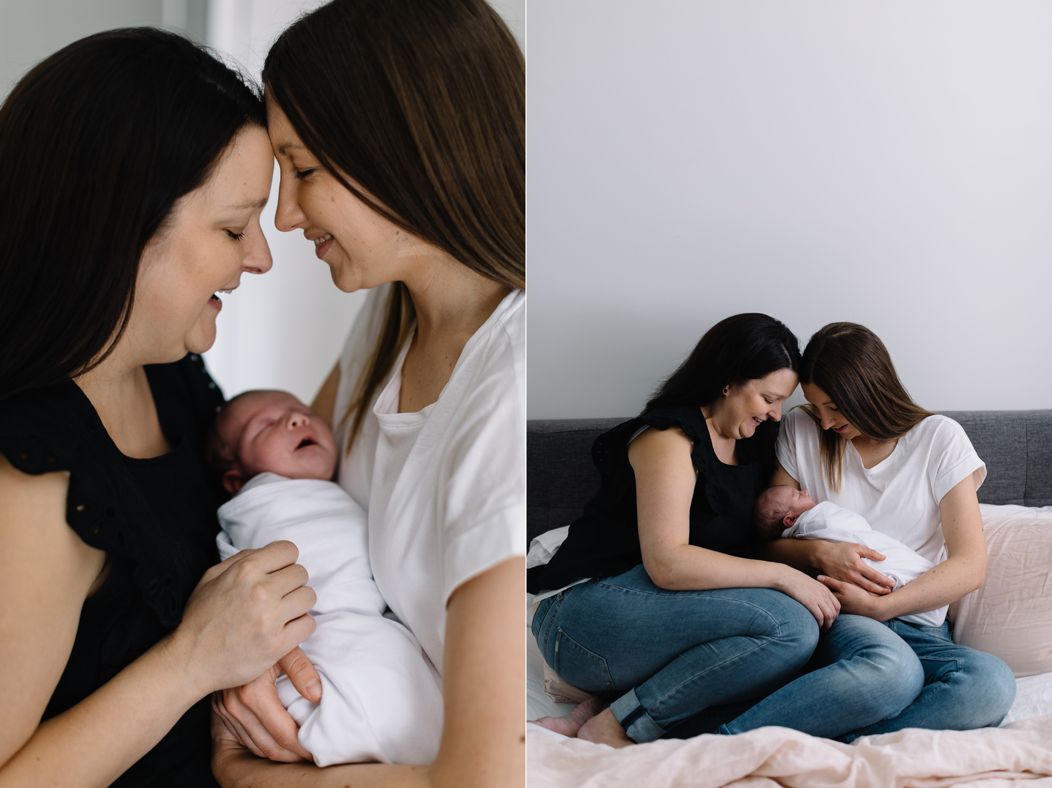 Newborn Same Sex Melbourne Family Photos