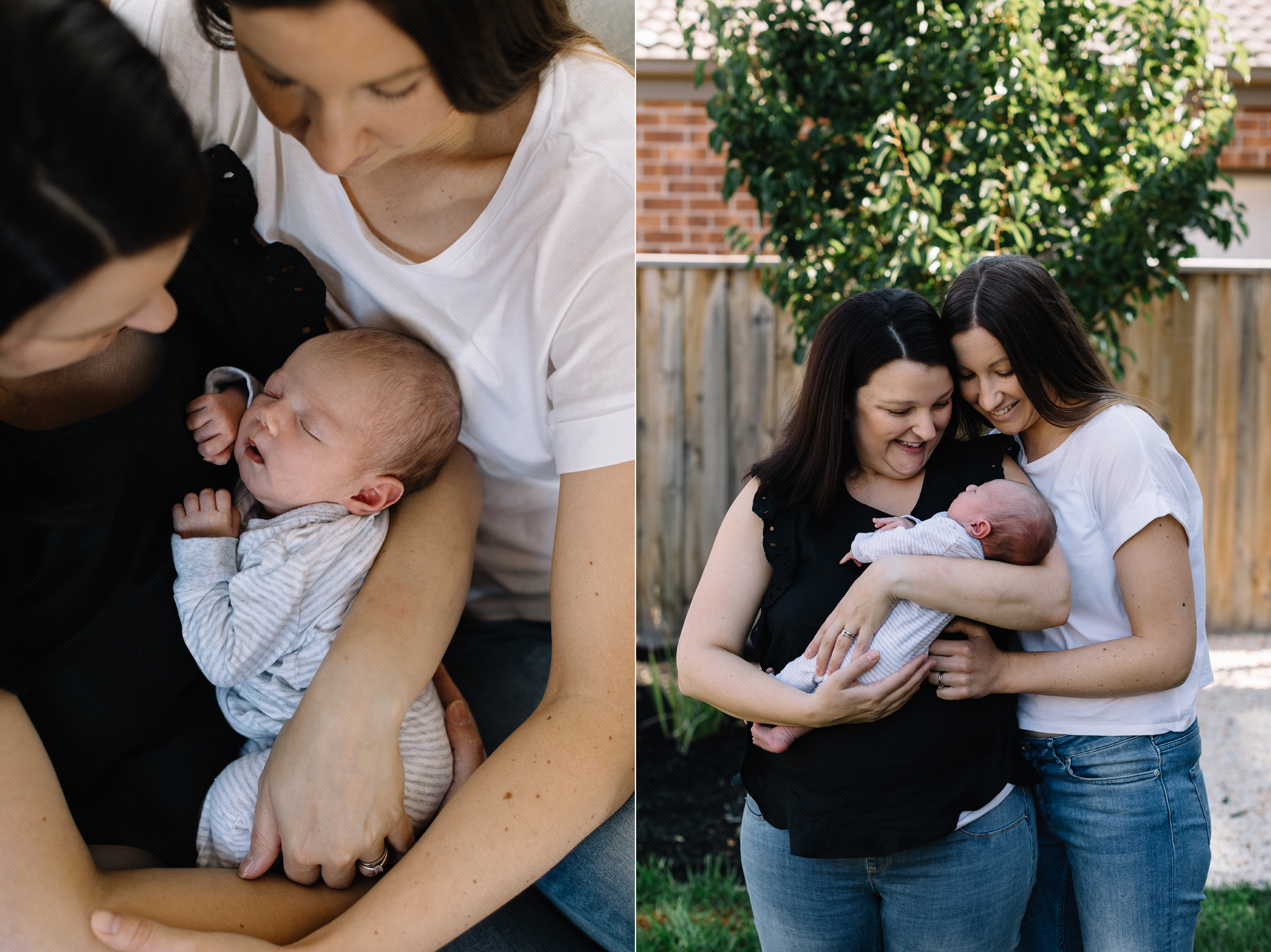 Newborn Same Sex Melbourne Family Photos